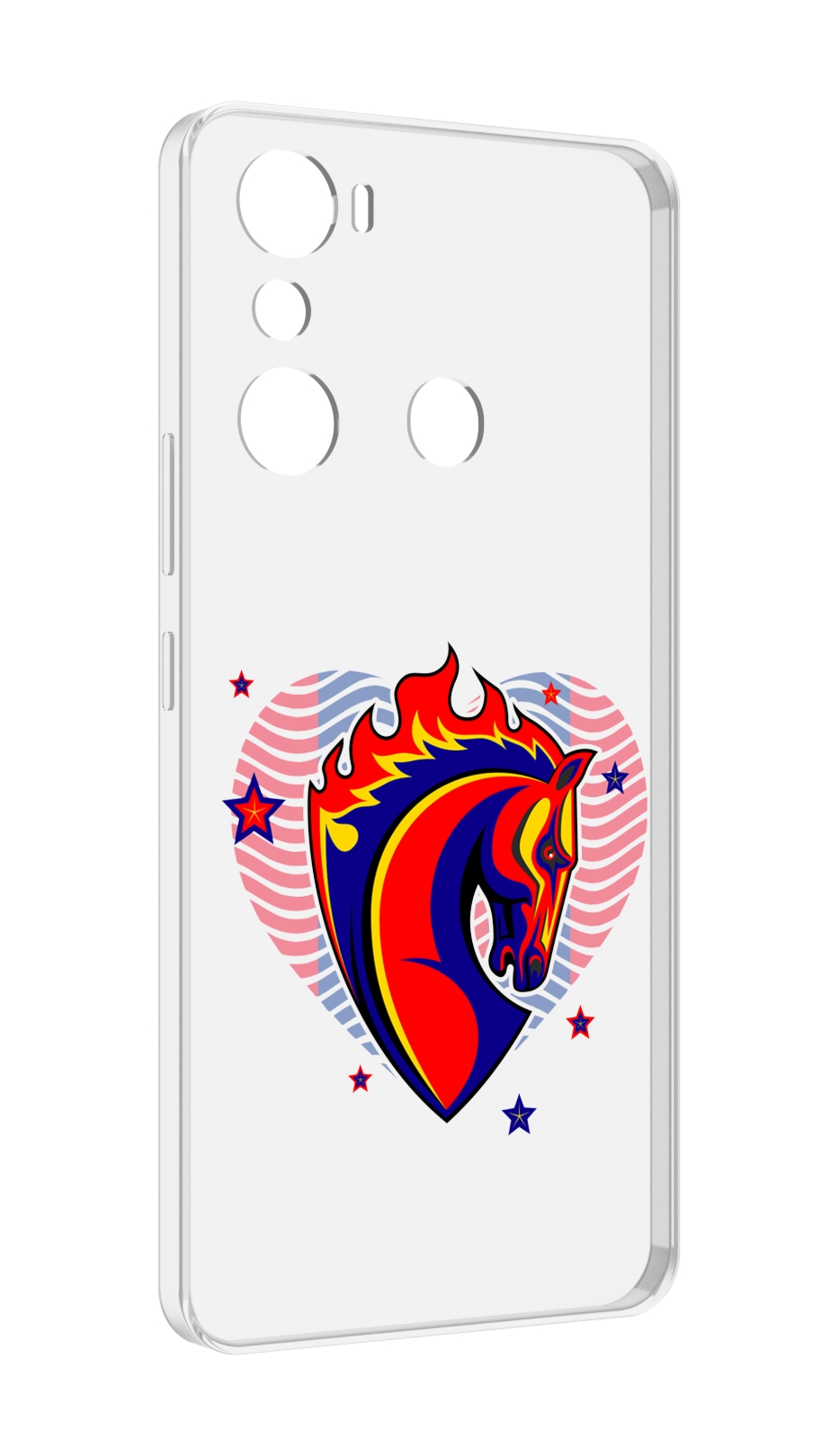 

Чехол MyPads ФК ЦСЛ Лошадь для Infinix Hot 20i, Прозрачный, Tocco