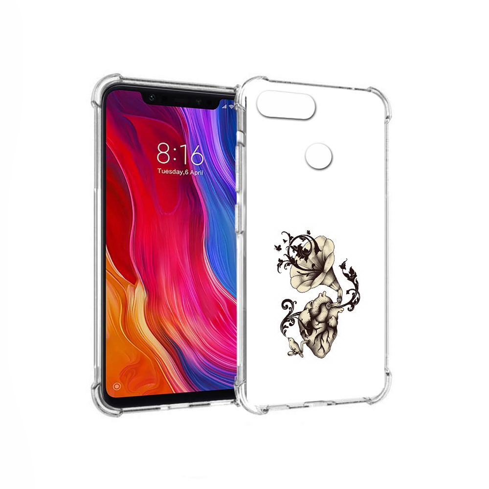 

Чехол MyPads Tocco для Xiaomi Mi 8 Lite Граммофон (PT119514.309.55), Прозрачный, Tocco