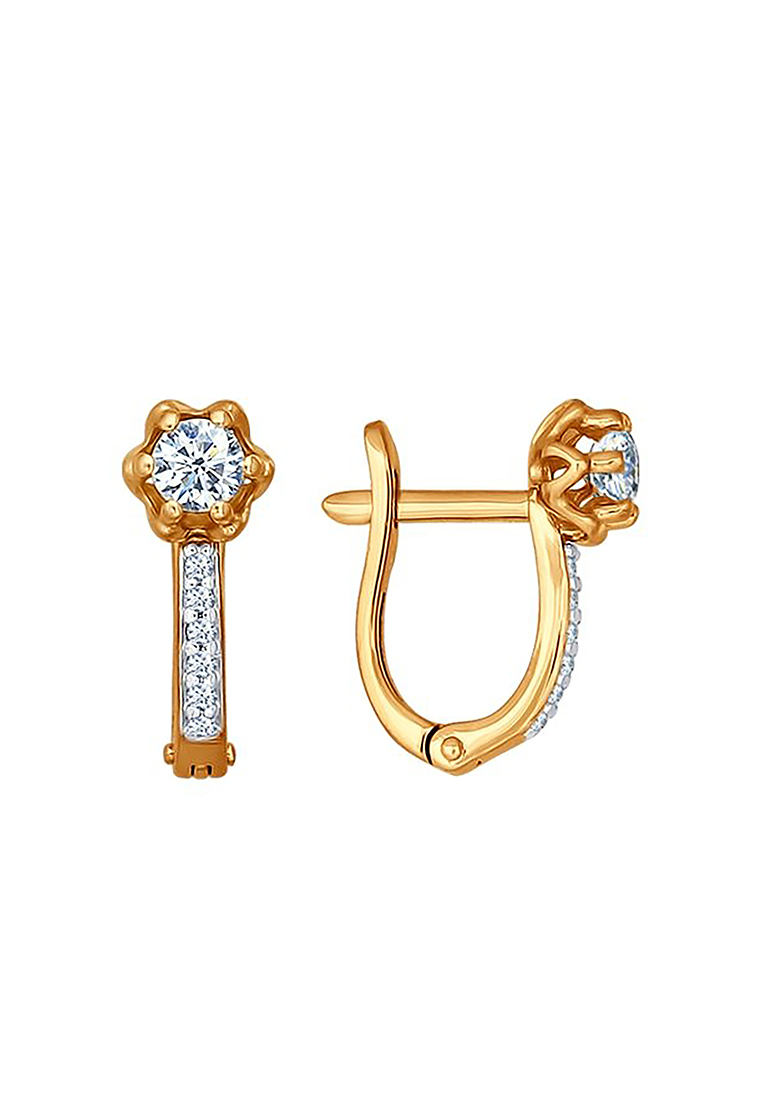 

Серьги из серебра с фианитом SOKOLOV 93020535, 93020535_k