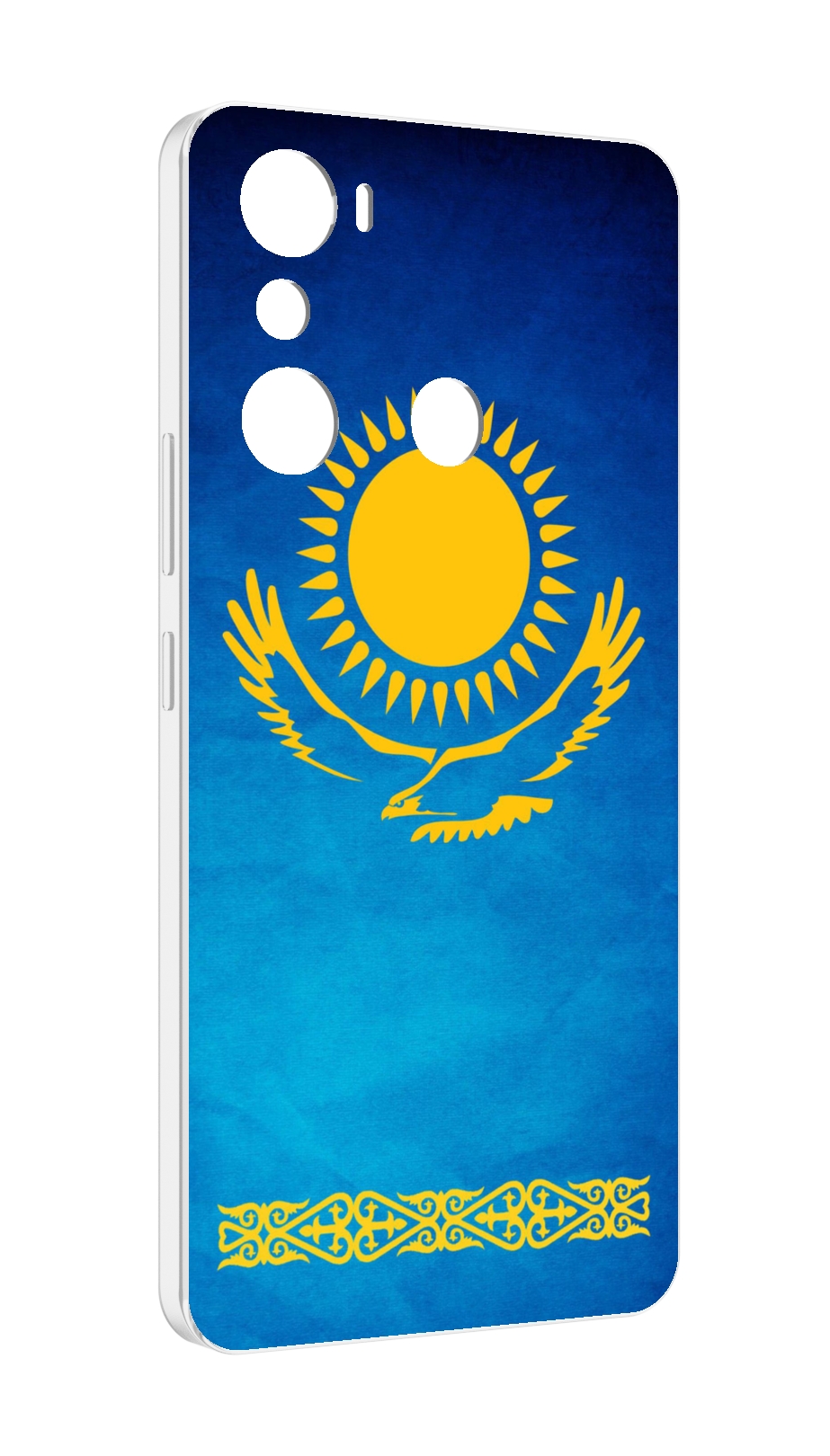 

Чехол MyPads герб и флаг казахстана для Infinix Hot 20i, Прозрачный, Tocco