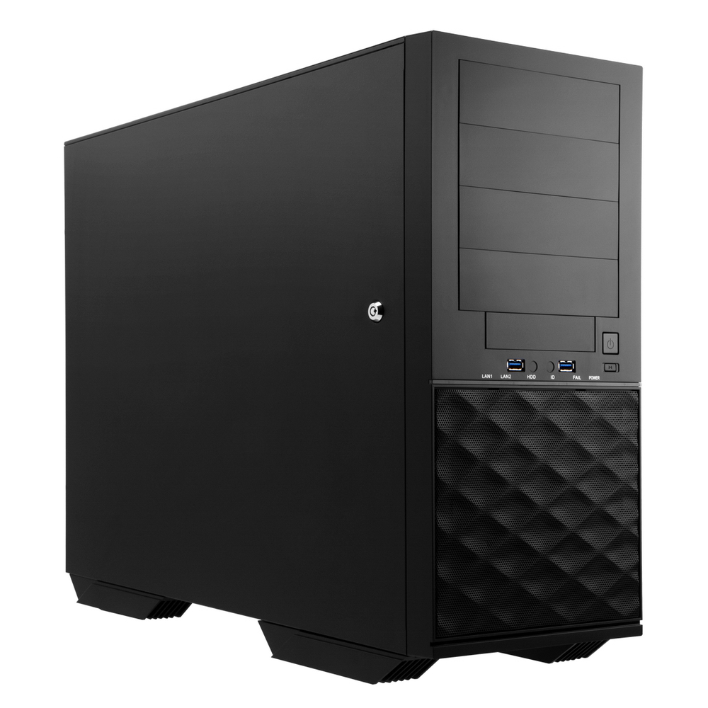 Корпус компьютерный InWin PL052 1200W Acbel R1CA2122A-P Platinum (6190481) черный