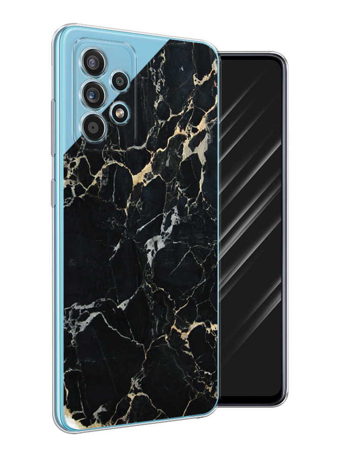 

Чехол Awog на Samsung Galaxy A52s / Самсунг A52s "Черный мрамор уголок", Разноцветный, 2106550-3
