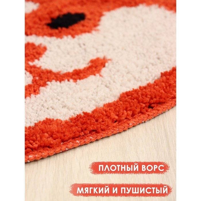 

Коврик для ванны ТероПром Красный 50x40, 9149594