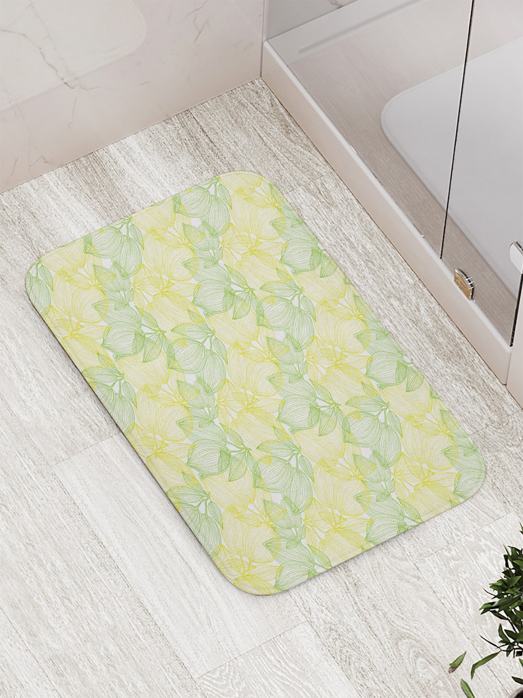 

Коврик противоскользящий для ванной, сауны, бассейна, 77х52 см bath_64200 JoyArty