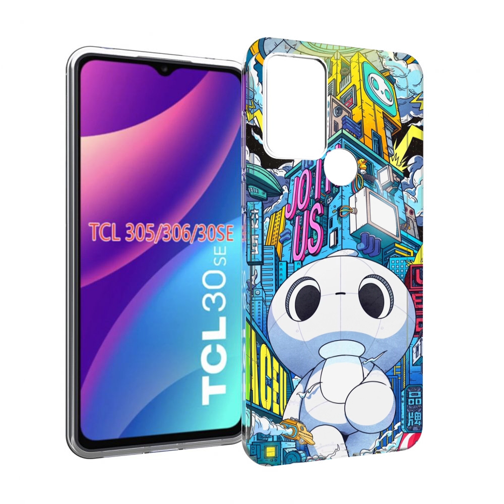 

Чехол MyPads FaceU для TCL 30SE/305/306/30E, Tocco