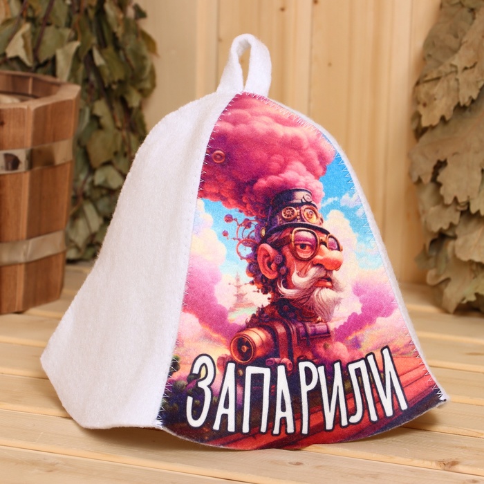

Шапка для бани Добропаровъ 10331313 Запарили