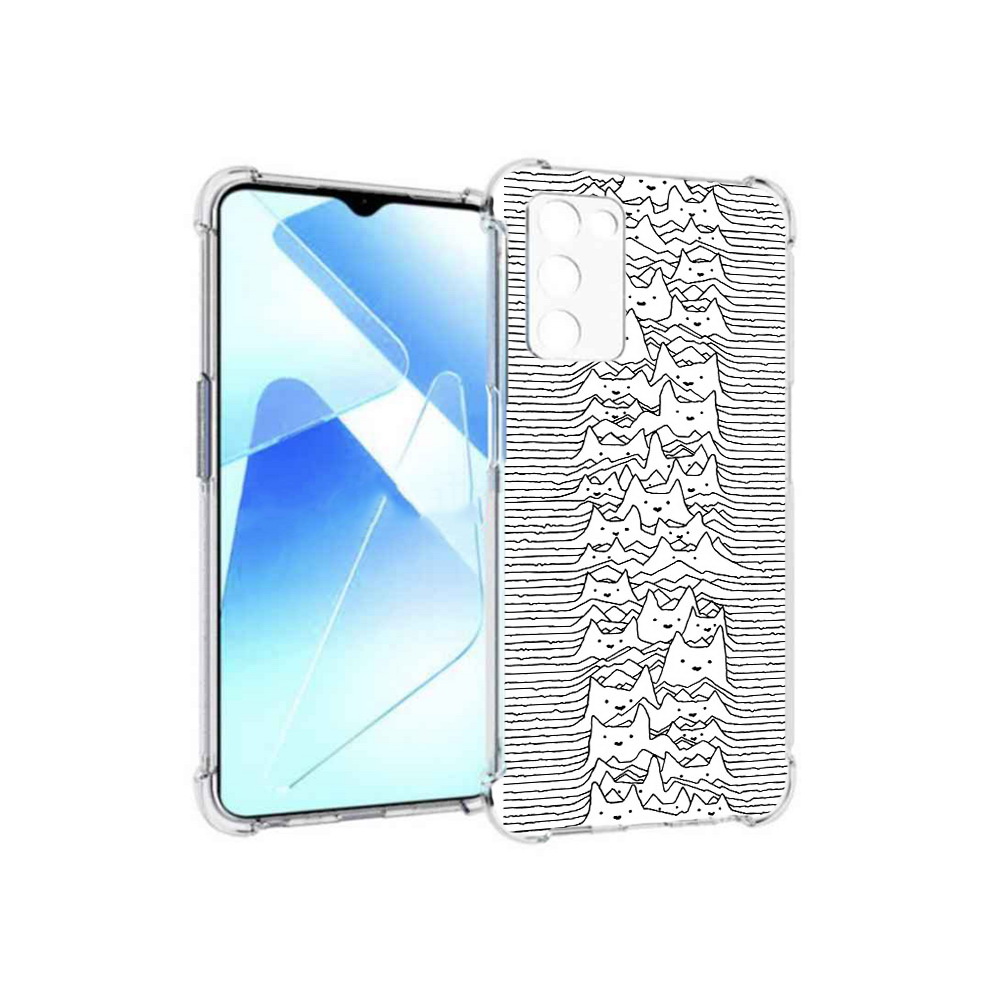 

Чехол MyPads Tocco для Infinix Zero X Pro черно белые коты 3D, Прозрачный, Tocco
