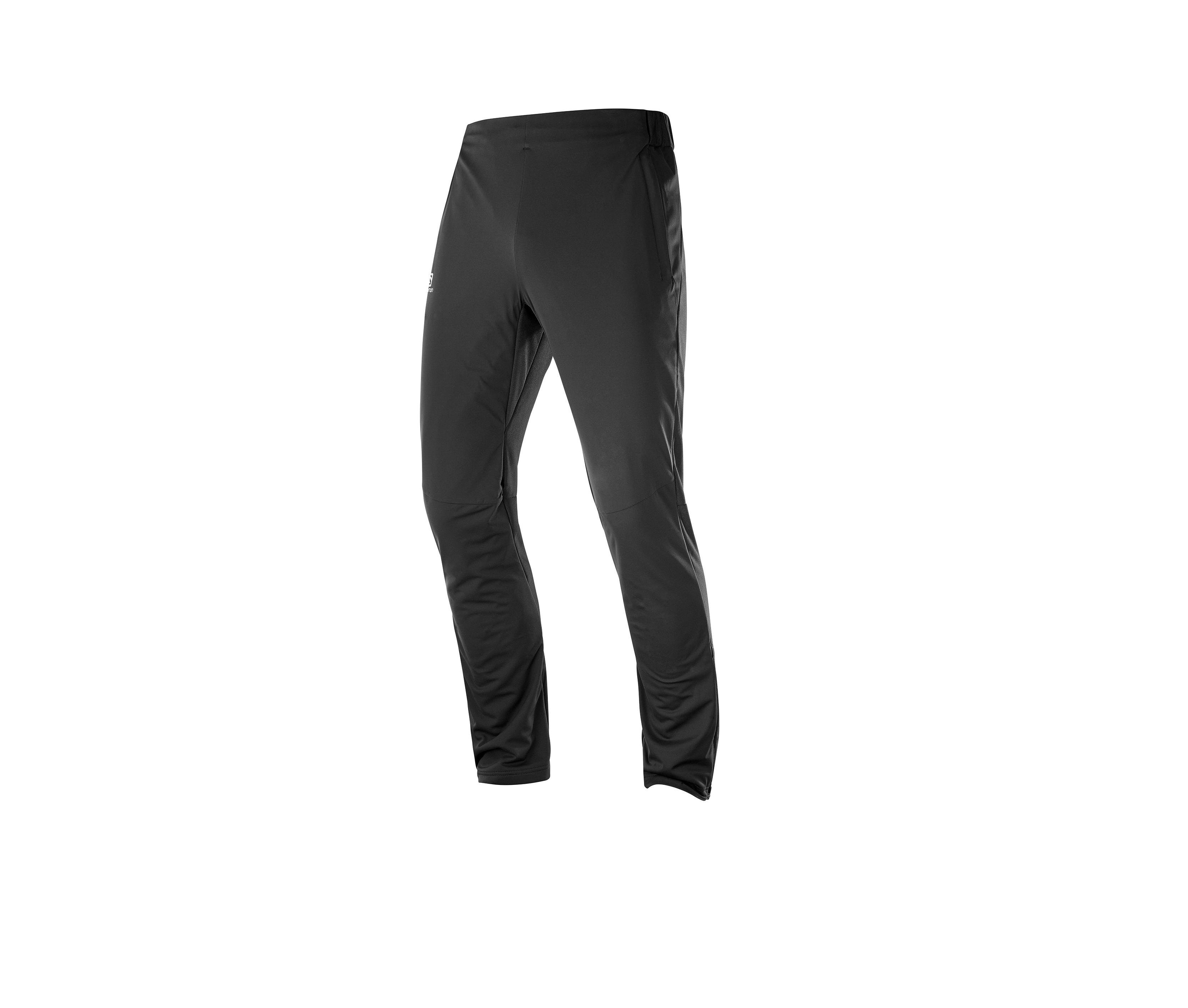 Спортивные брюки мужские Salomon Agile Warm M черные, черный  - купить
