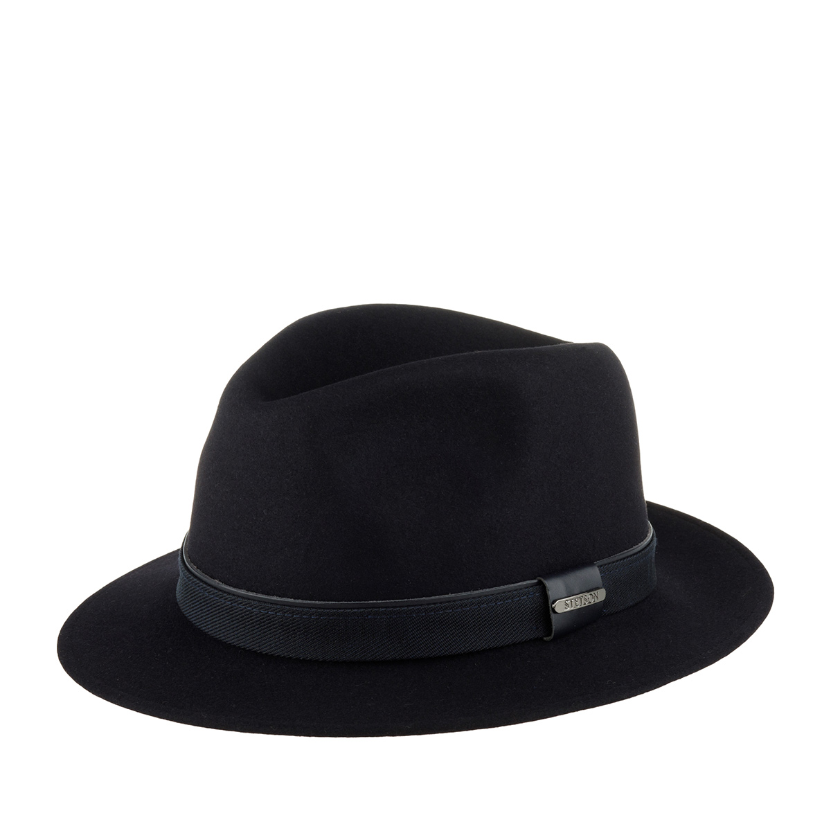 Шляпа унисекс Stetson 2638216 TRAVELLER FURFELT темно-синяя, р.60