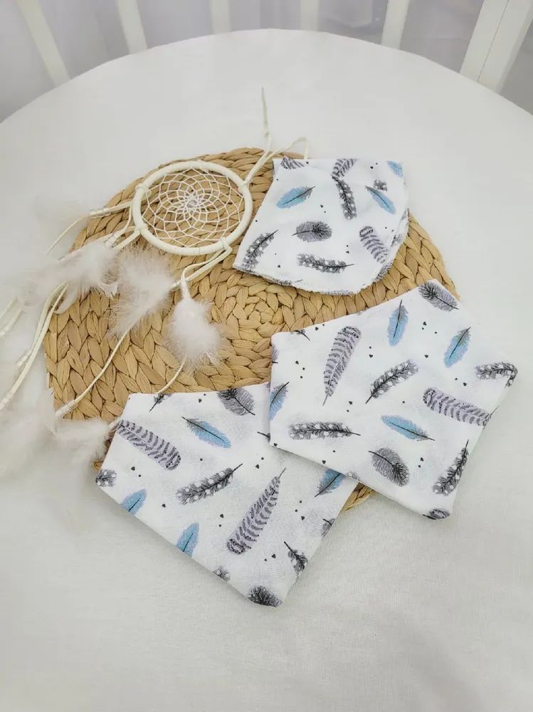 Нагрудники муслиновые 