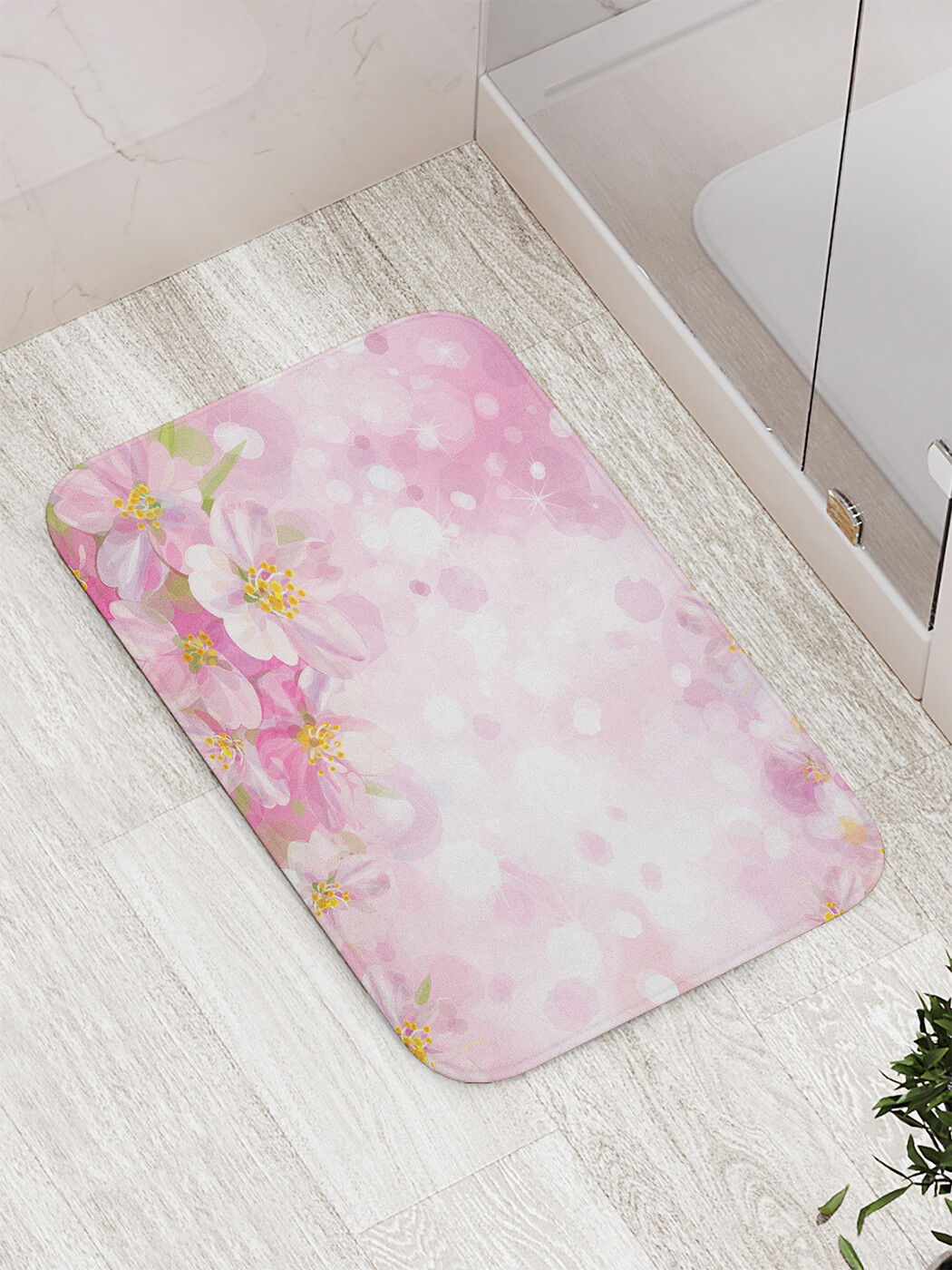 

Коврик противоскользящий для ванной, сауны, бассейна, 77х52 см bath_64157 JoyArty