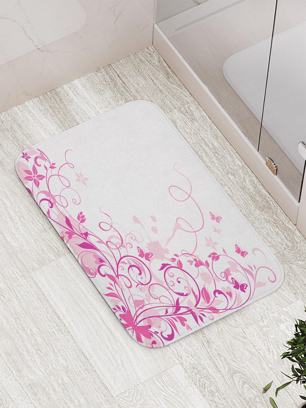 

Коврик противоскользящий для ванной, сауны, бассейна, 77х52 см bath_64153 JoyArty