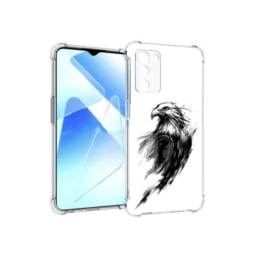 

Чехол MyPads Tocco для Infinix Zero X Pro чб птица, Прозрачный, Tocco