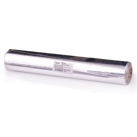 

Фольга алюминиевая, ширина 30 см, длина 80 м, в рулоне, MASTERFOIL, FPK145T, Серый