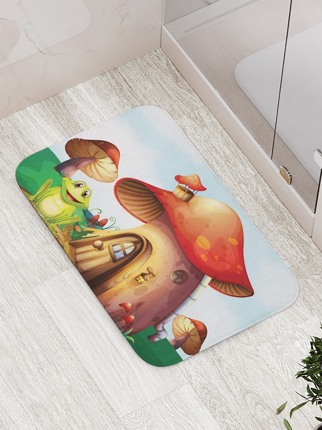 

Коврик противоскользящий для ванной, сауны, бассейна, 77х52 см bath_64083 JoyArty