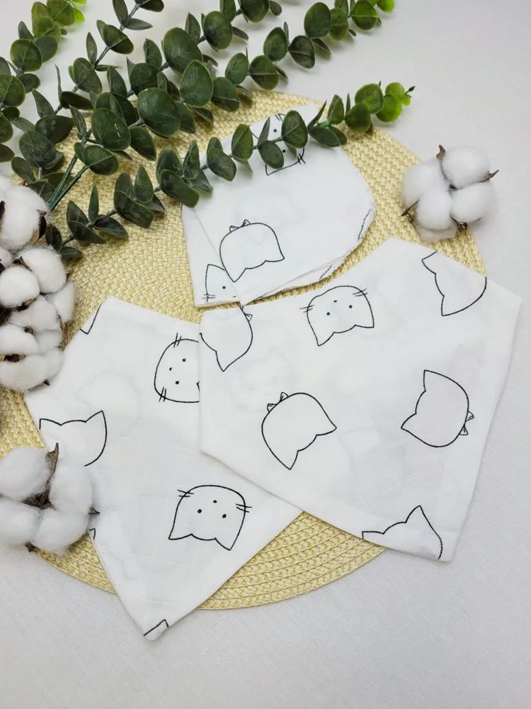 Нагрудники муслиновые 