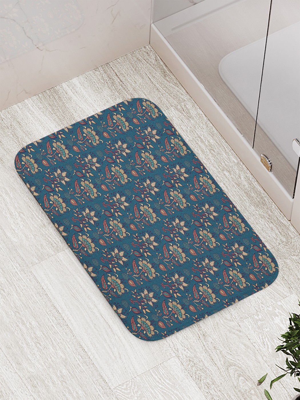 

Коврик противоскользящий для ванной, сауны, бассейна, 77х52 см bath_64071 JoyArty