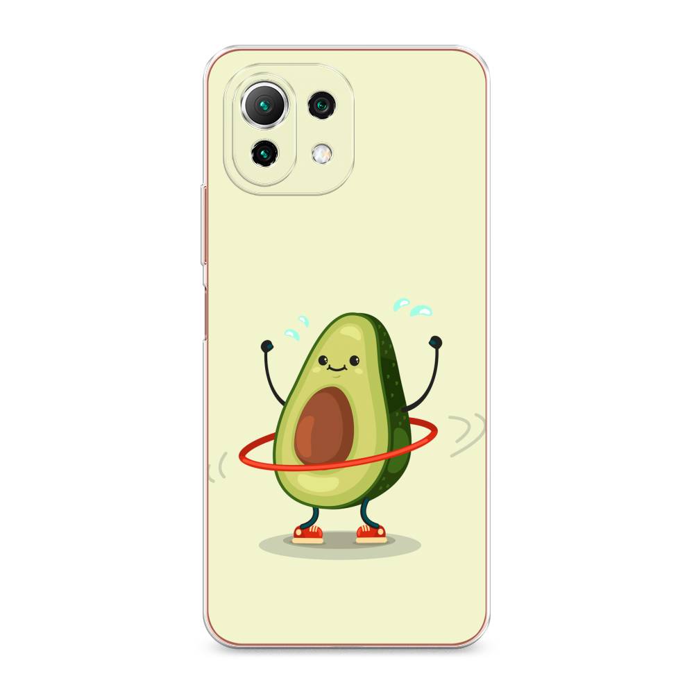 

Чехол Awog на Xiaomi Mi 11 Lite/5G NE "Авокадо с обручем", Разноцветный, 311750-10