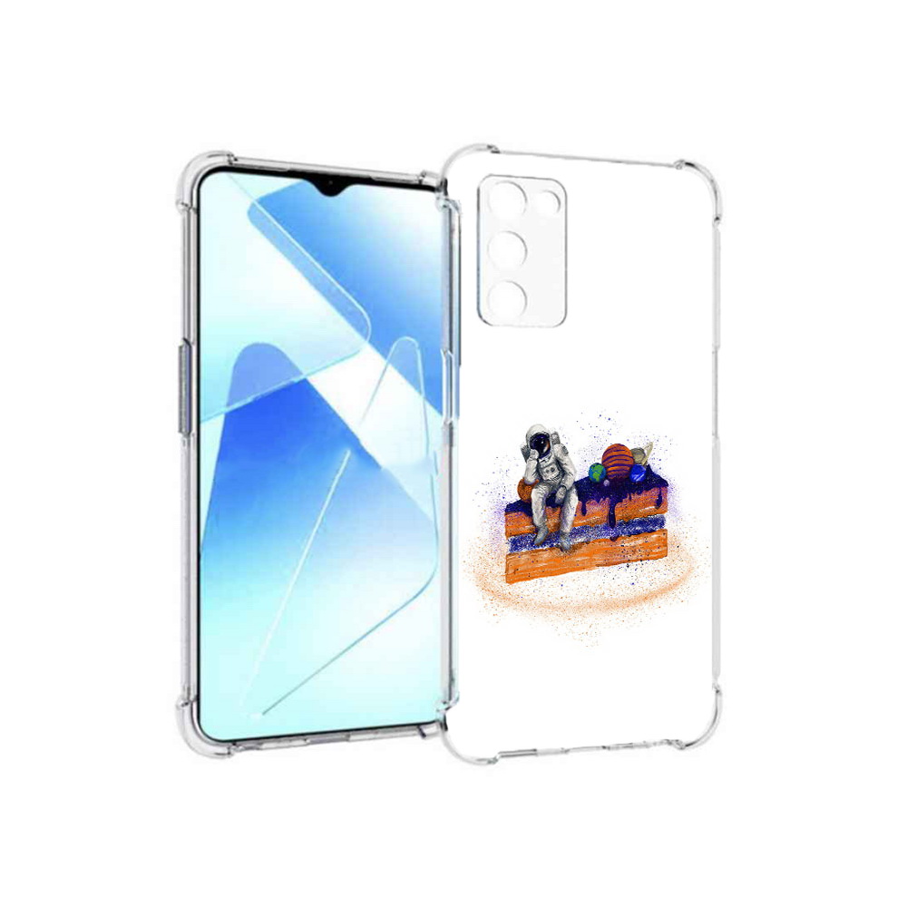 

Чехол MyPads Tocco для Infinix Zero X Pro торт с планетами, Прозрачный, Tocco