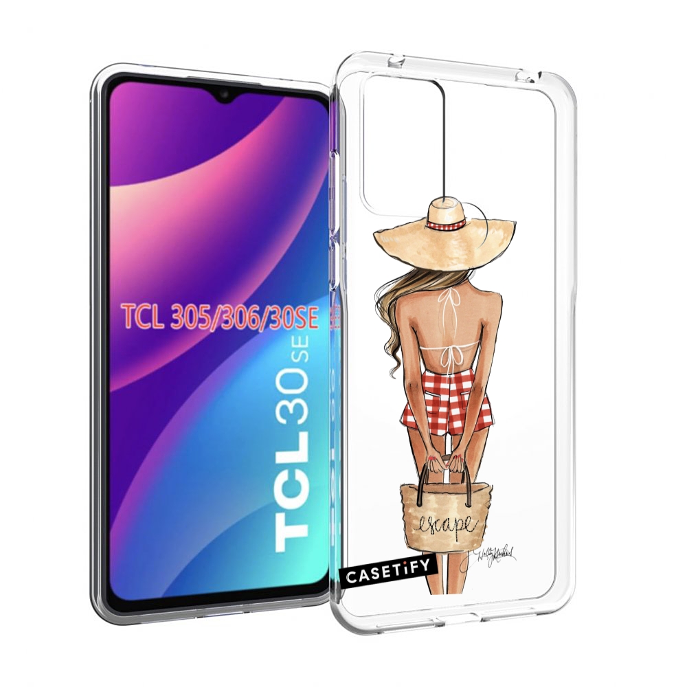 

Чехол MyPads CASETiFY женский для TCL 30SE/305/306/30E, Tocco