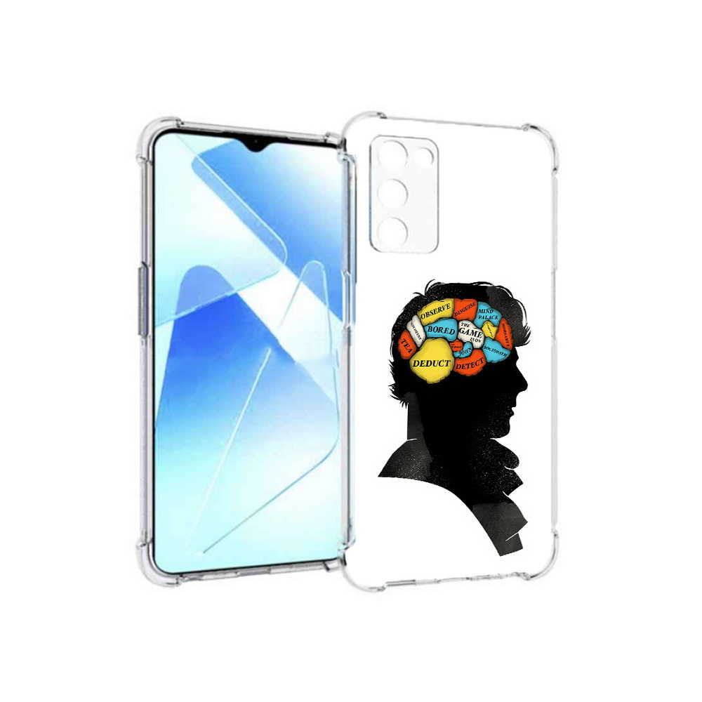 

Чехол MyPads Tocco для Infinix Zero X Pro темный рисунок, Прозрачный, Tocco