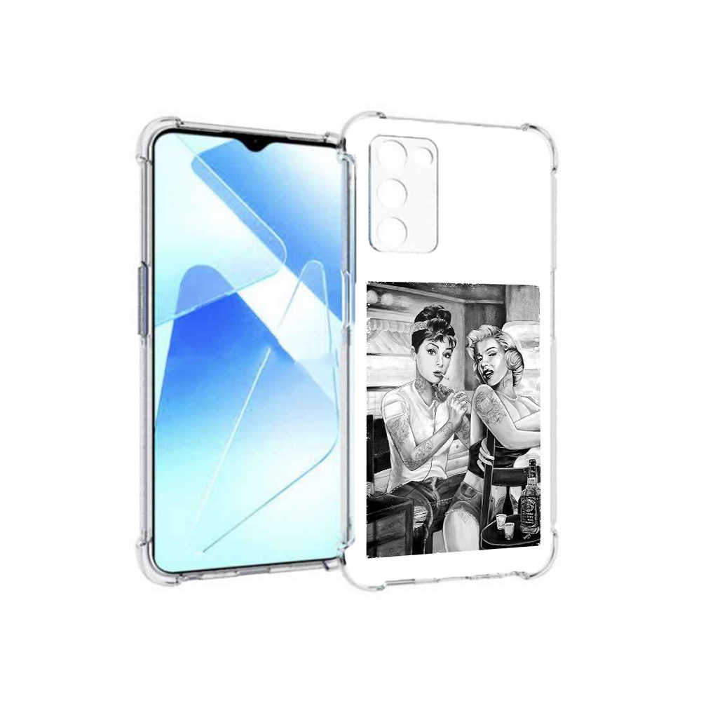 

Чехол MyPads Tocco для Infinix Zero X Pro тату мастер, Прозрачный, Tocco