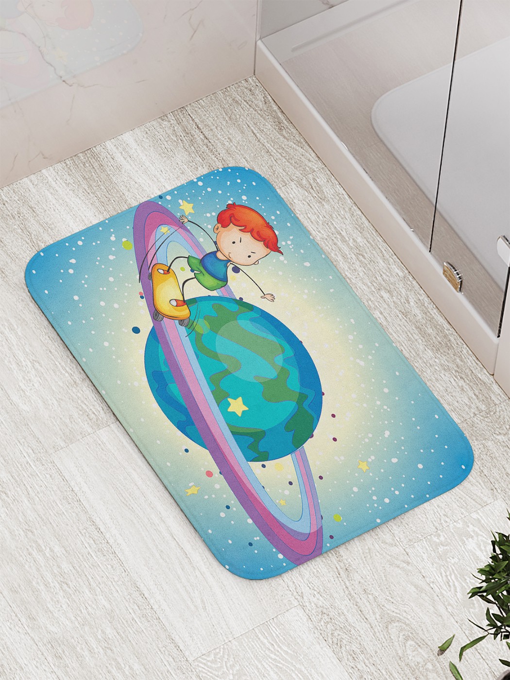 

Коврик противоскользящий для ванной, сауны, бассейна, 77х52 см bath_63774 JoyArty