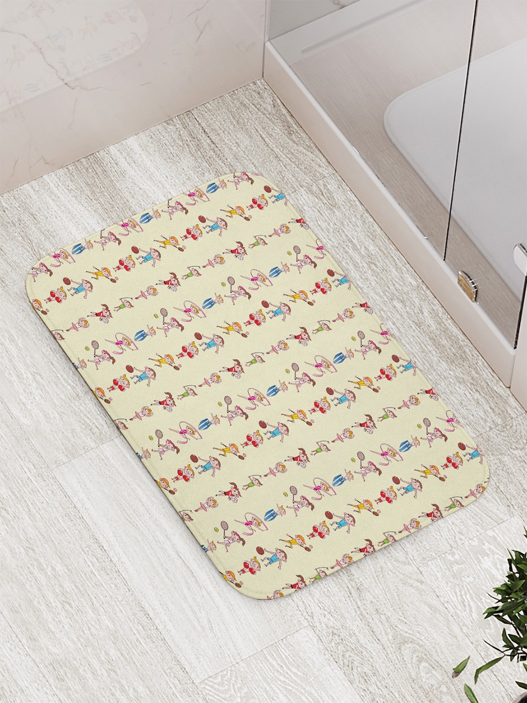 

Коврик противоскользящий для ванной, сауны, бассейна, 77х52 см bath_63764 JoyArty