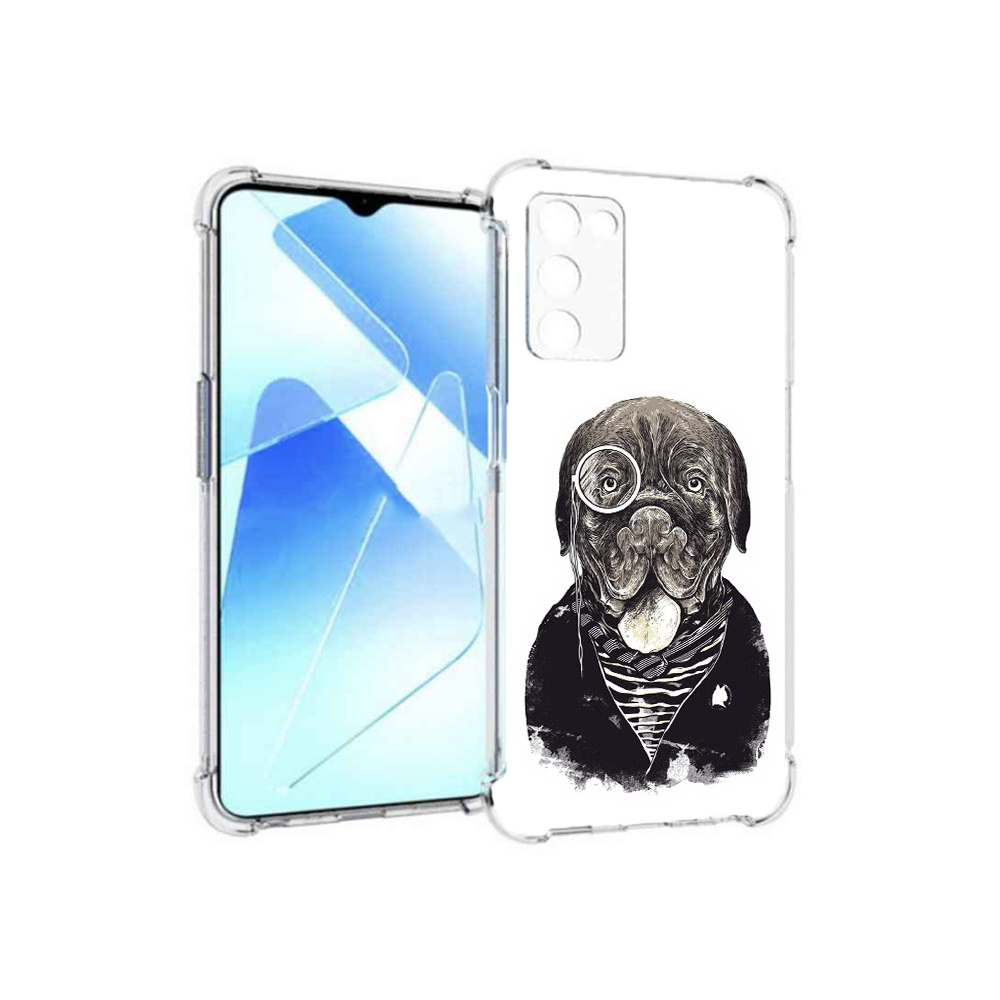 

Чехол MyPads Tocco для Infinix Zero X Pro солидный песик, Прозрачный, Tocco