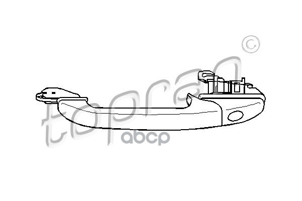 

Ручка Двери (Замена Для Hp-107536755) topran арт. 107536001