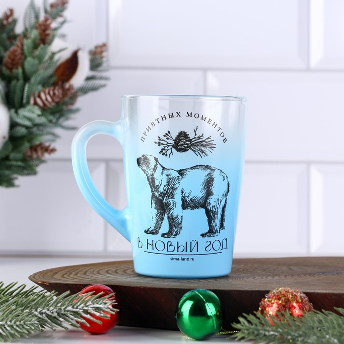 

Кружка с градиентом Приятных моментов, 300 мл