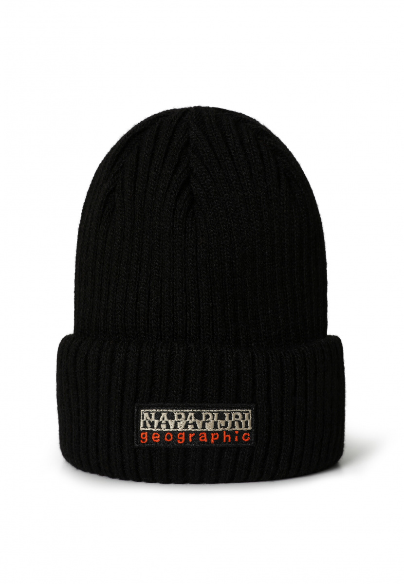 

Шапка бини мужская Napapijri Foli black, р 56-62, Foli