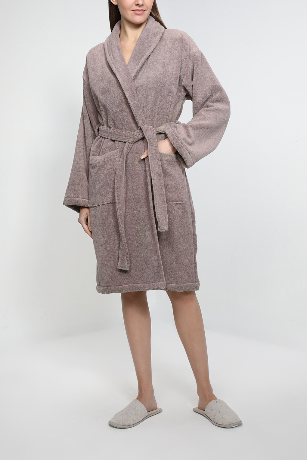 

Халат женский COINCASA 7359608 коричневый L/XL, 7359608