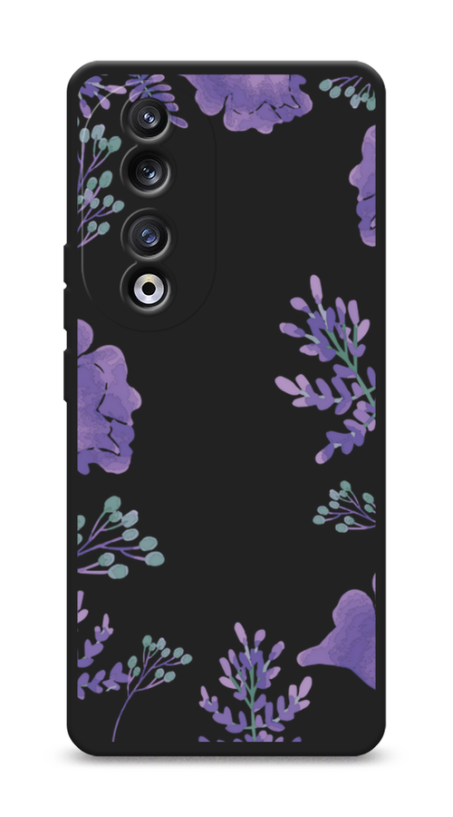 

Чехол Awog на Honor 90 Pro "Сиреневая цветочная рамка", Прозрачный;фиолетовый, 6121552-1