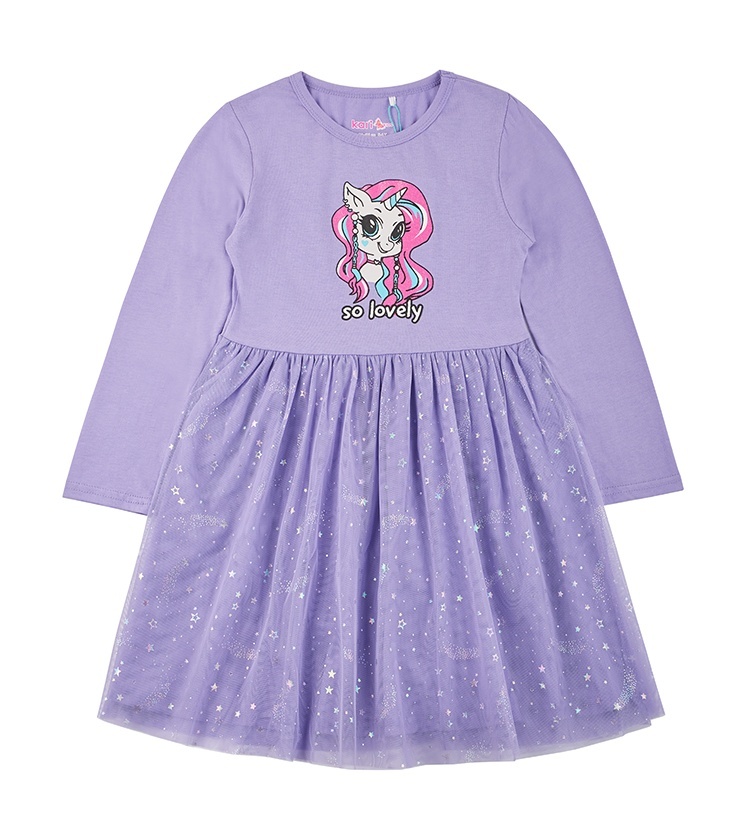

Платье детское Kari Kids AW24C66803211, фиолетовый, 92, 233353