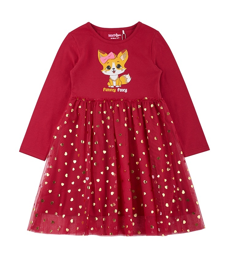 

Платье детское Kari Kids AW24C62203512, бордовый, 110, 232738