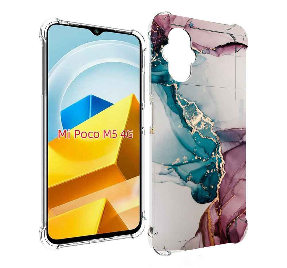 

Чехол MyPads Tocco для Xiaomi M5 фиолетовый синий краски, Прозрачный, Tocco