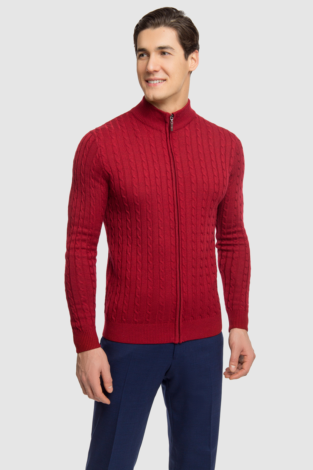 

Кардиган мужской Kanzler CZW01LS-T/56 красный 3XL, CZW01LS-T/56