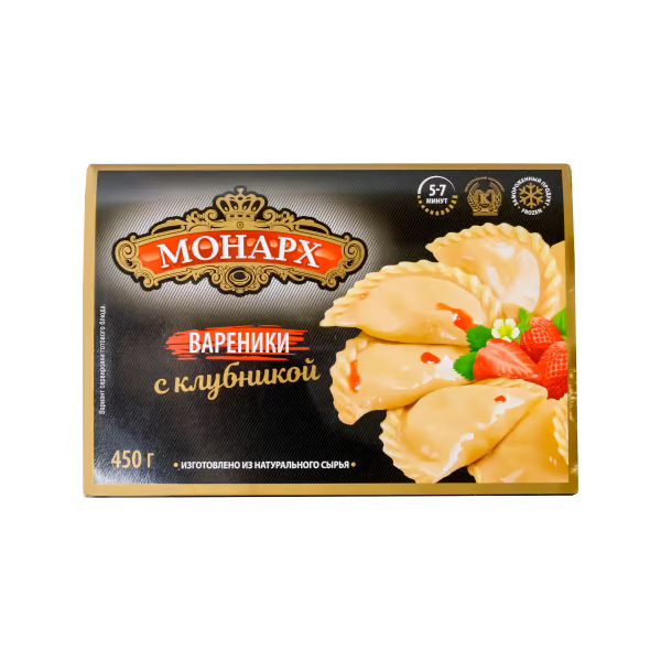 

Вареники Монарх с клубникой 450 г