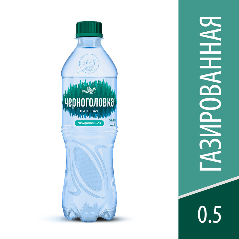 Вода питьевая Черноголовка газированная 500 мл
