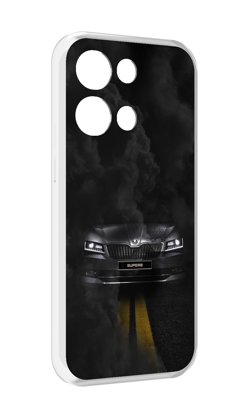 

Чехол MyPads skoda шкода 1 для OPPO Reno8 Pro, Прозрачный, Tocco