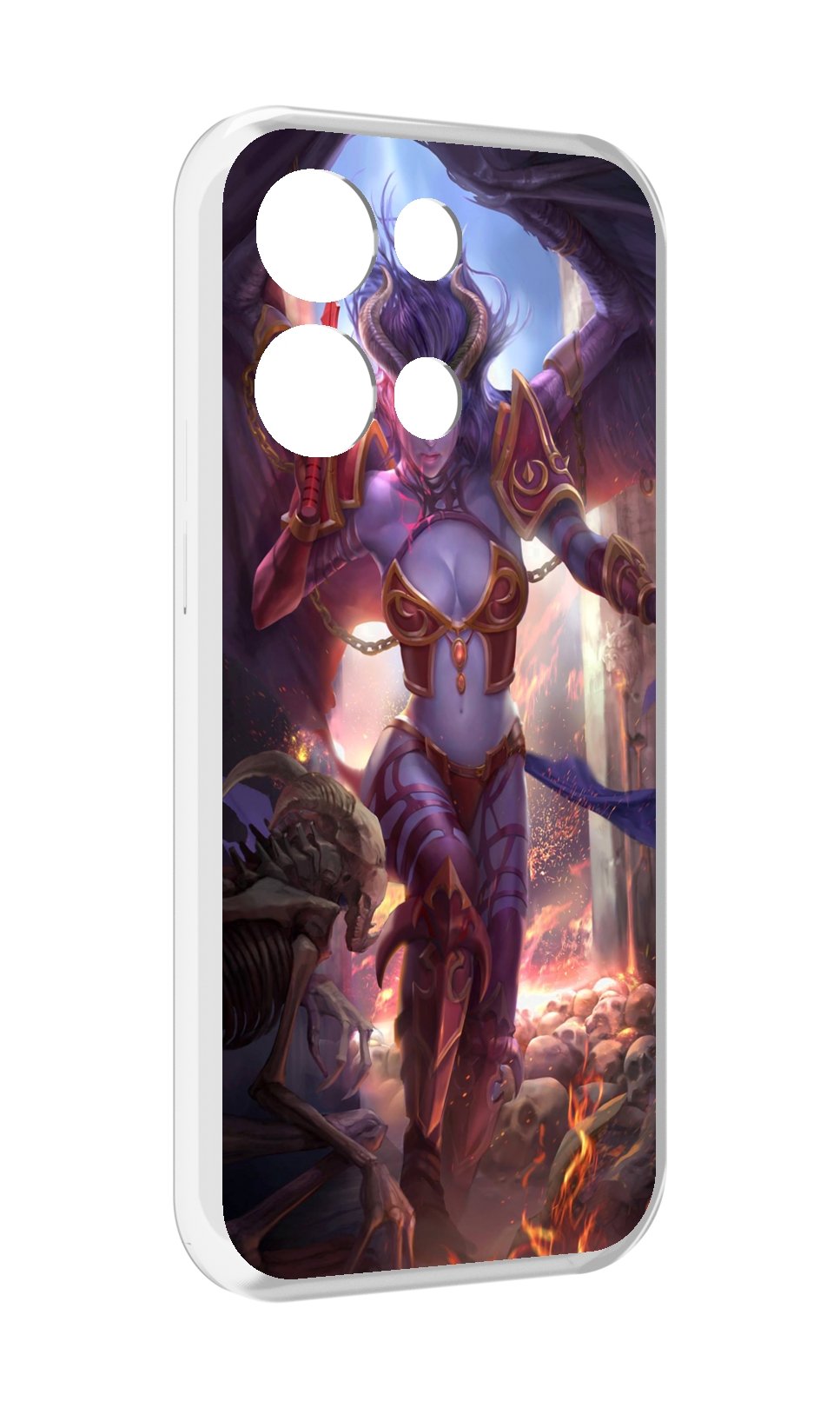 

Чехол MyPads queen of pain dota 2 для OPPO Reno8 Pro, Прозрачный, Tocco