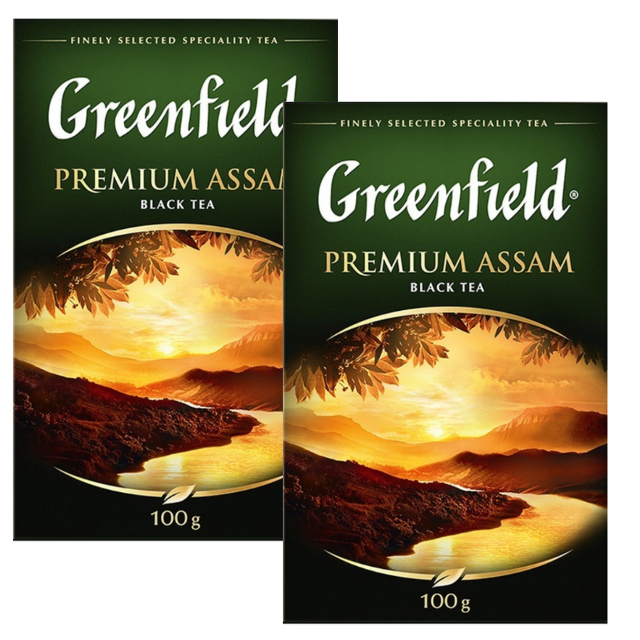 

Чай черный Greenfield Premium Assam, 100 г х 2 шт