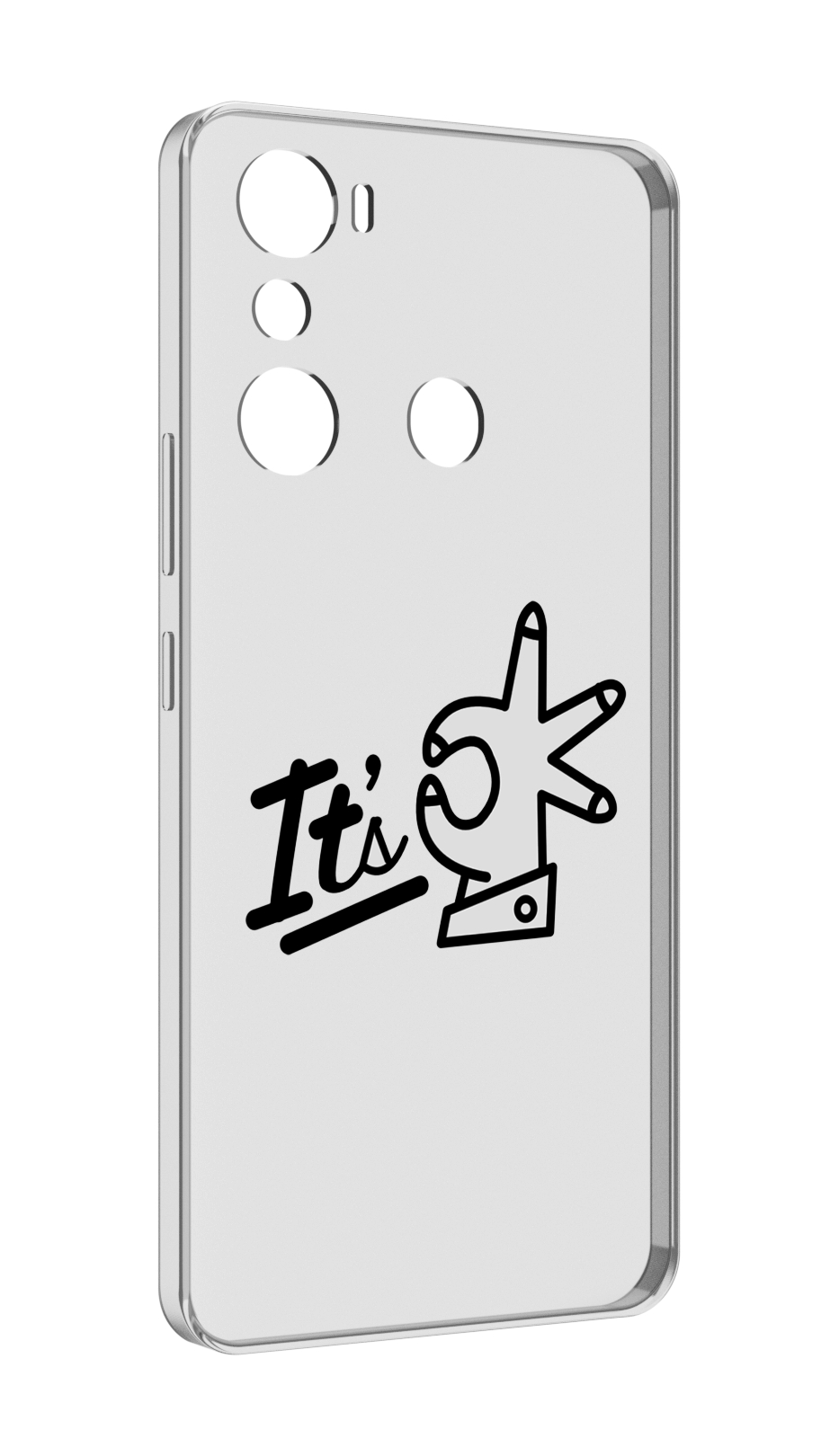 

Чехол MyPads все-ок для Infinix Hot 20i, Прозрачный, Tocco