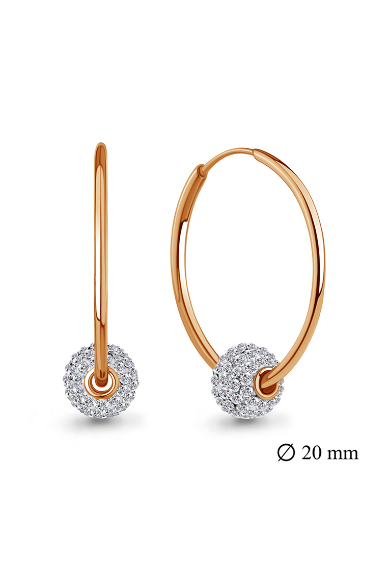 

Серьги из серебра со стеклом Kari Jewelry 49565.6, 49565.6