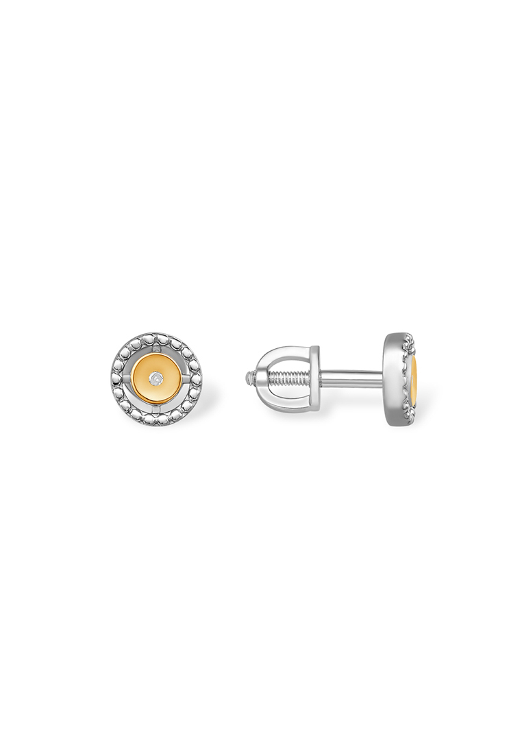 

Серьги из серебра с бриллиантом Kari Jewelry 12400110291-501, 12400110291-501