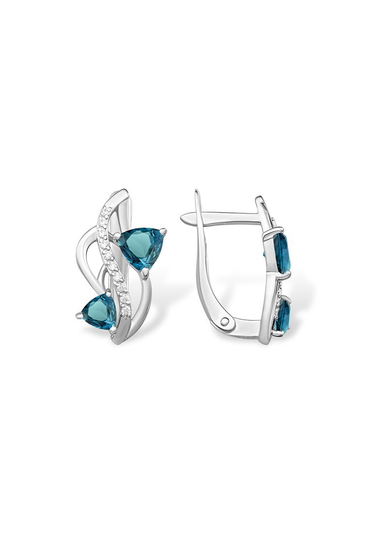 

Серьги из серебра с топазом Kari Jewelry 12210110597-502, 12210110597-502