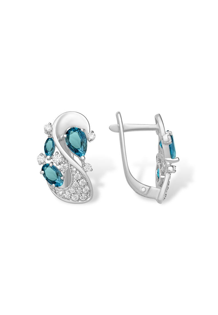

Серьги из серебра с топазом Kari Jewelry 12210110342-502, 12210110342-502