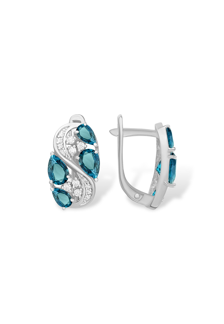 

Серьги из серебра с топазом Kari Jewelry 12210110278-503, 12210110278-503