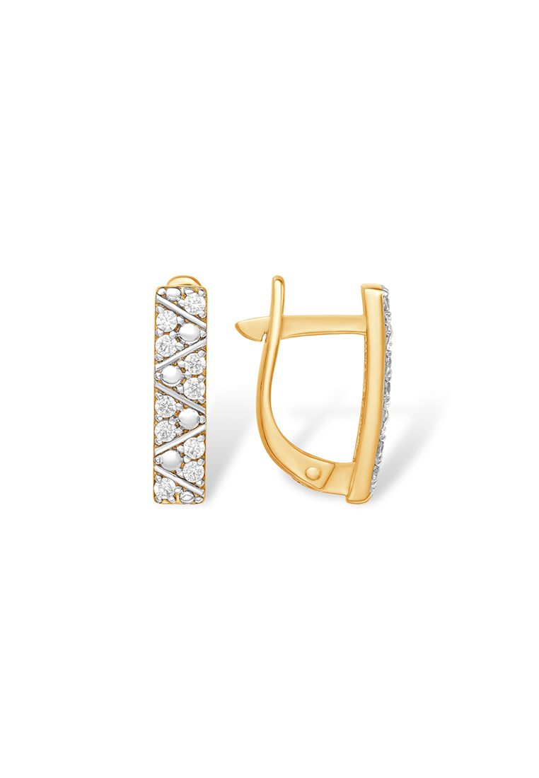 

Серьги из серебра с фианитом Kari Jewelry 12100210435-501, 12100210435-501